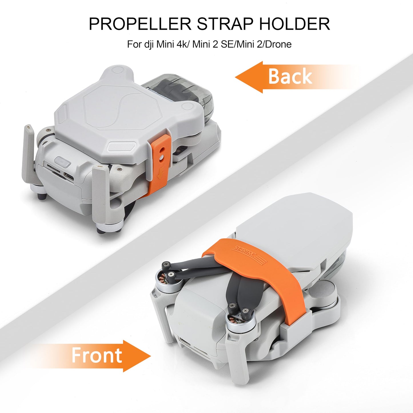 STARTRC Propeller Holder Strap for DJI Mini 4K/Mini 2 SE/Mavic Mini 2 Accessories,Propeller Protector Props Guard Stabilizer Fix