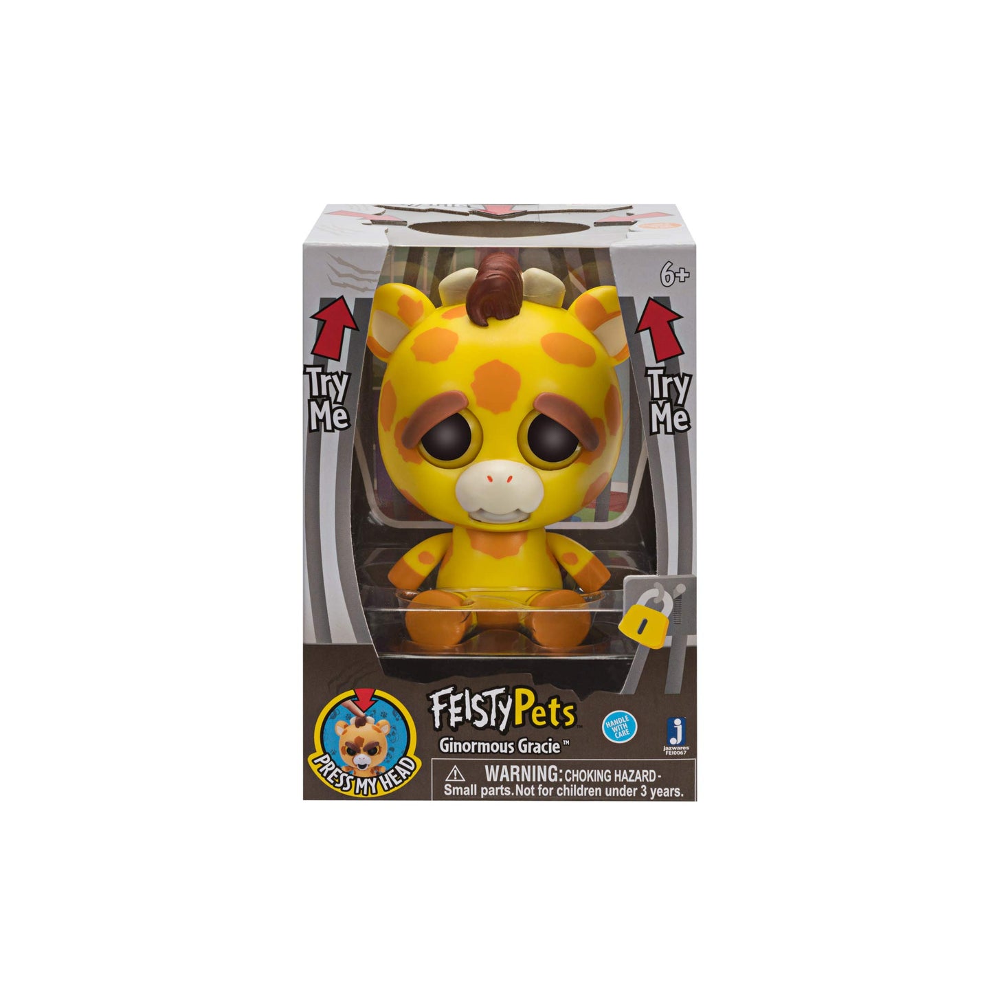 Feisty Pets Ginormous Gracie Giraffe 4' Figure