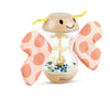 Hape Wooden Rainstick Rattle - Rosalie Wooden Rain Stick Colorful Butterfly Shape with Removable Wings - Wooden Early Learning T