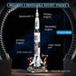 YESHIN Space Rocket Building Blocks Kits  DIY Creative Collectible Display Rocket Model Building Sets  Gift Toy for Kids Age 8+ /mature-themed Collections Enthusiasts (1571+Pieces)