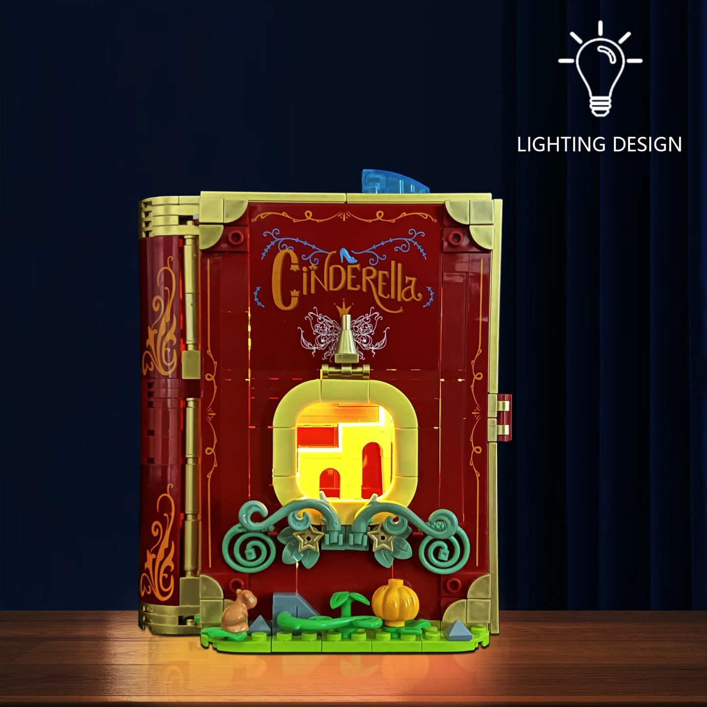 Vinbosion Fairytale Book Building Blocks Set, Building Toys, Educational Toys,Gift for Birthday,Christmas, New Year