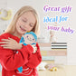 Athoinsu Blue Mermaid Stuffed Animal Soft Cute Mermaid Princess Plush Doll Toy Birthday Valentine'S Day Gifts Decors For Girls Kids Toddlers, 12''