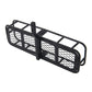 Vgoohobby Metal 6.41''x1.92'' RC Back Hitch Cargo Carrier Luggage Basket Rear Carrier Mount Trailer Compatible with RC4WD Traxxa