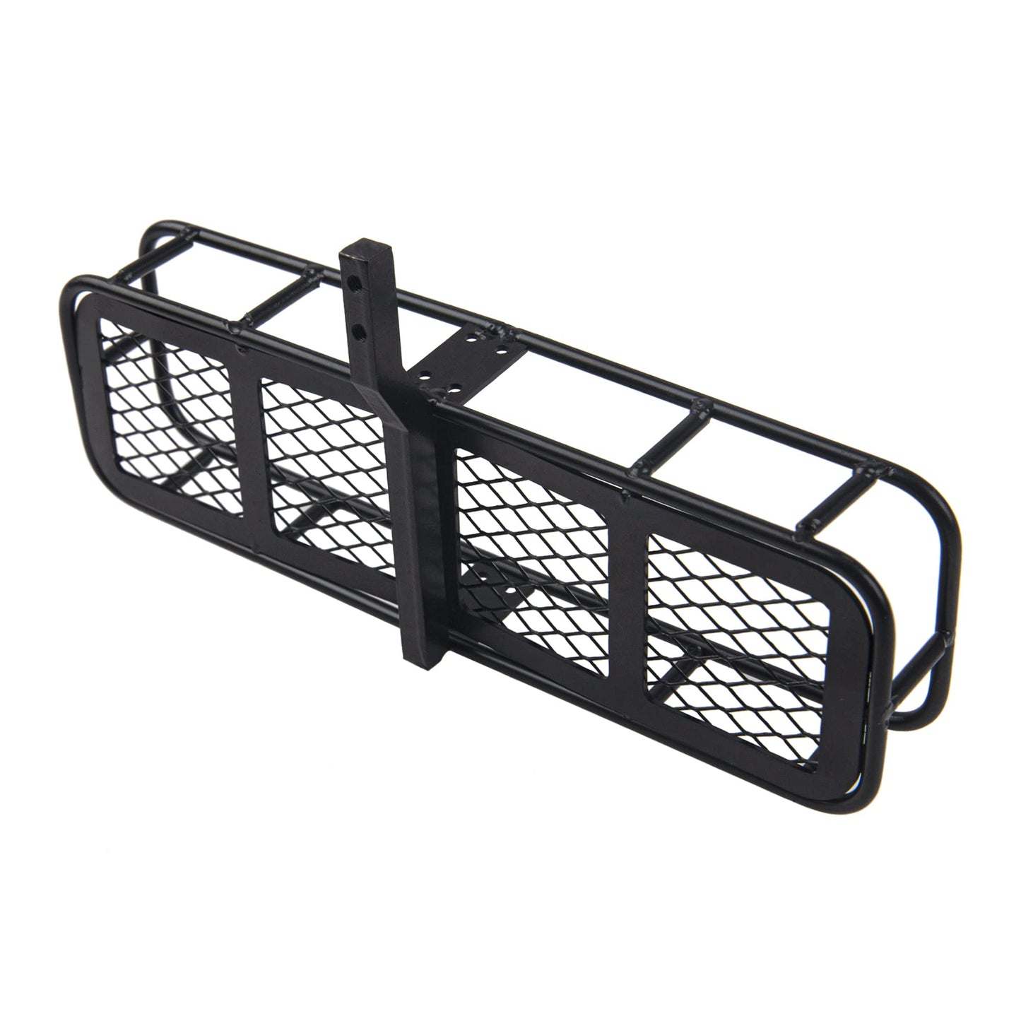 Vgoohobby Metal 6.41''x1.92'' RC Back Hitch Cargo Carrier Luggage Basket Rear Carrier Mount Trailer Compatible with RC4WD Traxxa