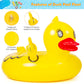 Float Joy Inflatable Duck Pool Float - Large 52" Rubber Duck Ride-On for Adults - Durable PVC - Perfect for Jeep and Pool Fun