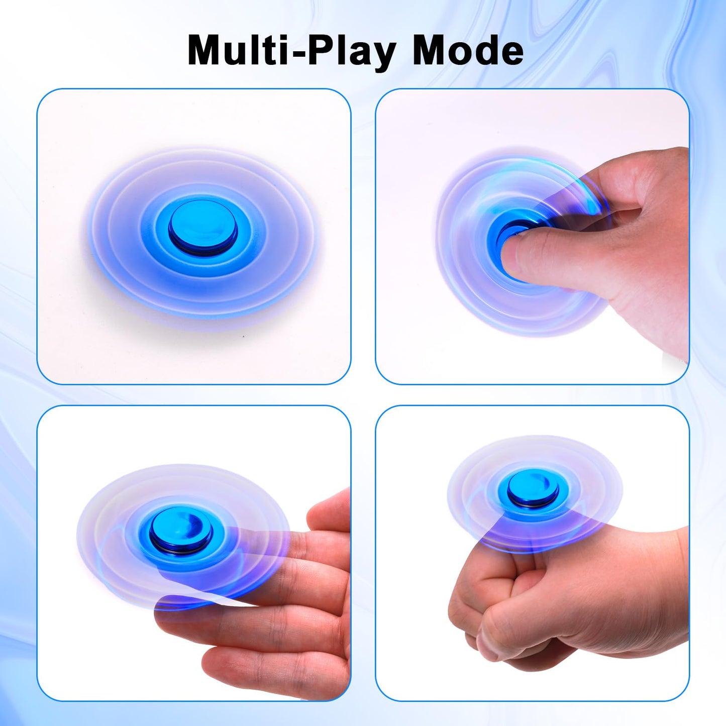 Scione 3Pcs Fidget Spinner For Kids Adults, Stress Relief Sensory Fidgets Toys Cool Electroplated Fidget Spinners For Kids Adhd Autism Birthday Gifts Fidgets Easter Classroom Prizes For Boys Girls