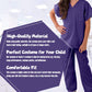 Kids Scrubs Super Soft Children Scrub Set Kids Dress Up (2/3, Purple)