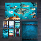 Red Raven Games Sleeping Gods: Tide of Ruin Strategy Board Game - Red, Cardboard, Model RRG00024