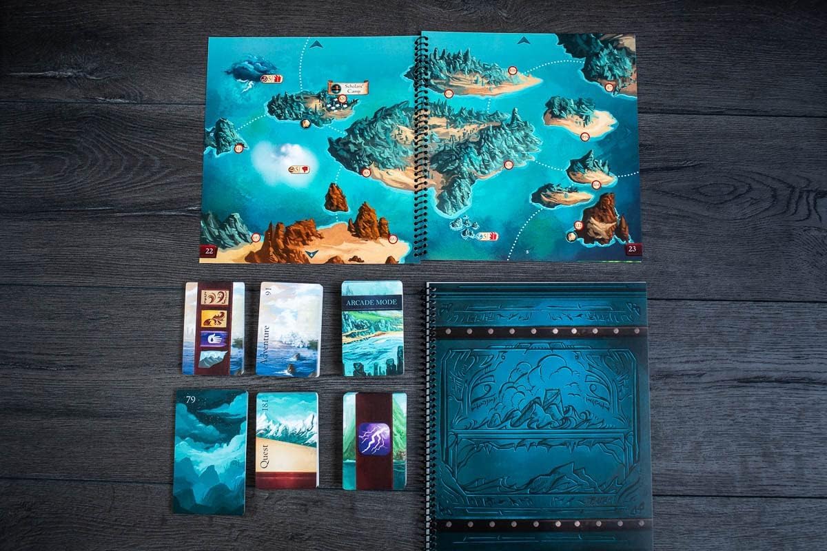 Red Raven Games Sleeping Gods: Tide of Ruin Strategy Board Game - Red, Cardboard, Model RRG00024