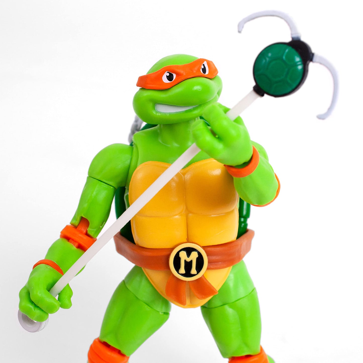 The Loyal Subjects Teenage Mutant Ninja Turtles Michelangelo Action Figure, 5-inch, Multicolored, Model BATMNTMICWB01, Plastic