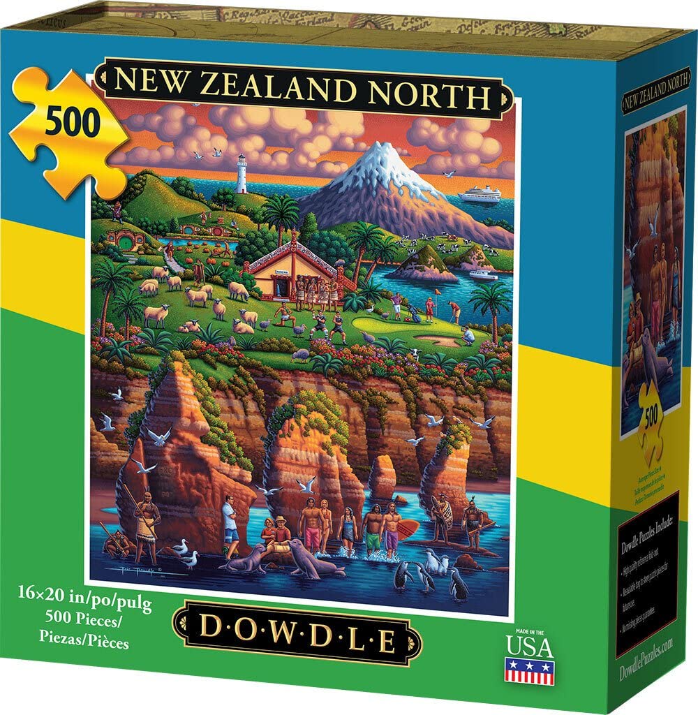 Dowdle Jigsaw Puzzle - New Zealand North - 500 Piece