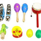 Toddler Musical Instruments, 9Pcs Wooden Percussion Musical Instruments Toy Set For Kids Toddlers Preschool Educational Music Toys For Boys And Girls