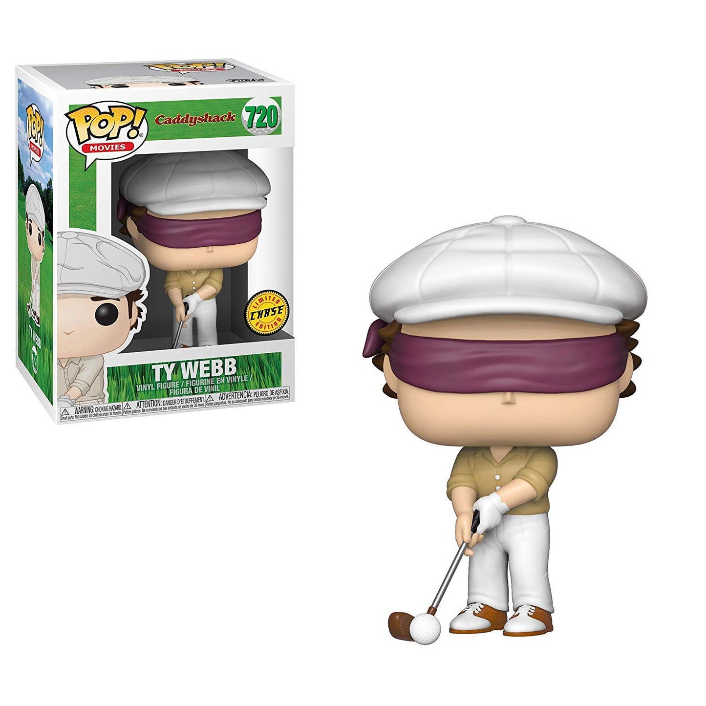Funko POP! Caddyshack Ty Webb 3.75" Chase Variant Vinyl Figure - Light Color