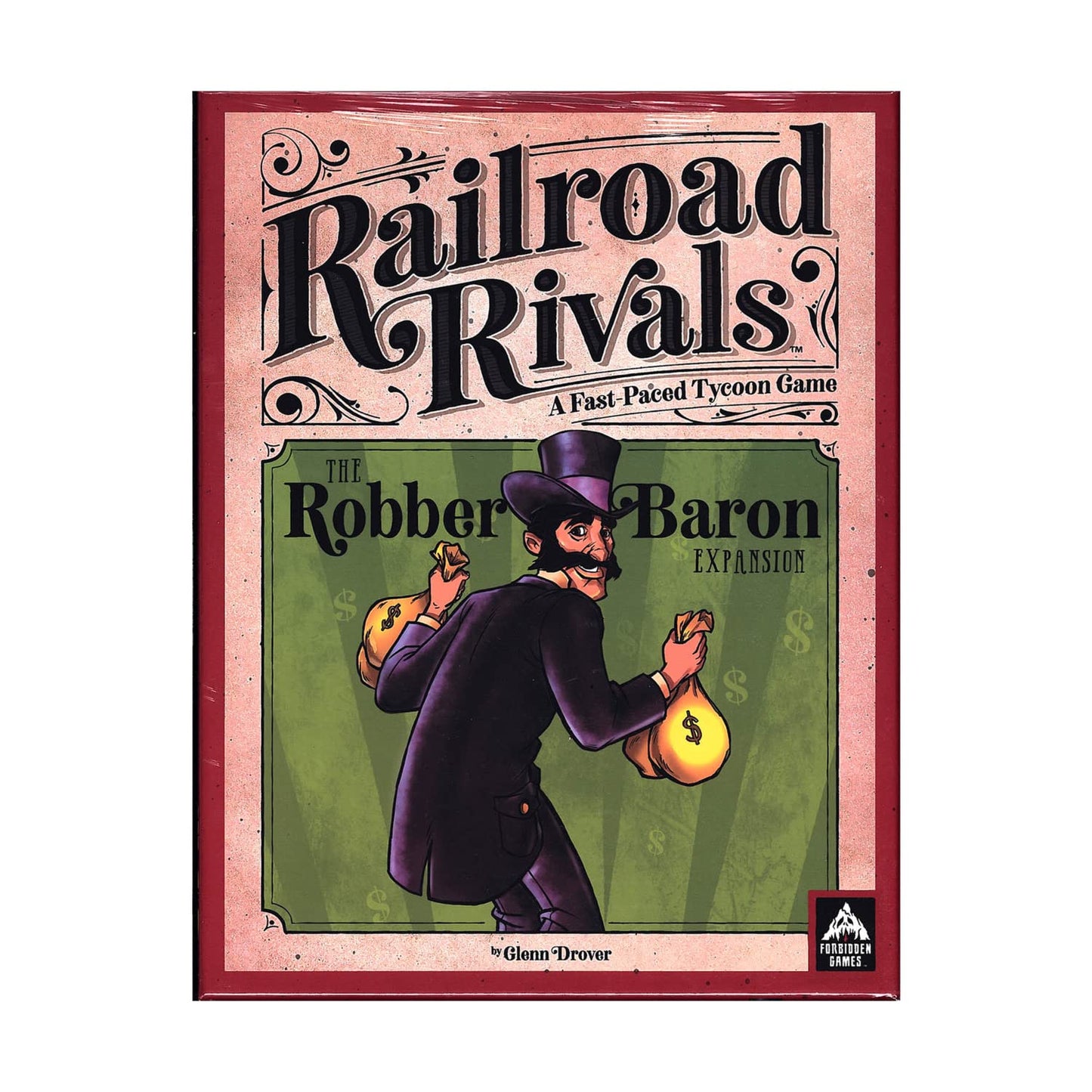 Forbidden Games Frb1205 Robber Baron Premium Railroad Rivals Board Game
