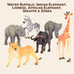 Terra by Battat Wild Life Set - 6 Realistic Animal Toy Figures for Kids 3+ - Model AN6061BZ - Durable Plastic