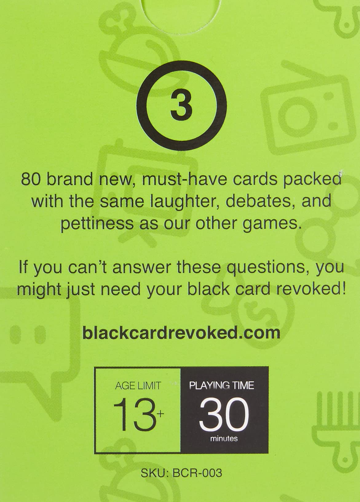 Black Card Revoked Trivia Game - Black Culture Card Game for Adults, Fun for Game Night & Holidays, Model CG048100, Cardstock Material
