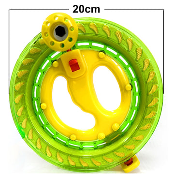 Hengda Kite Green Professional Outdoor Kite Line Winder Winding Reel Grip Wheel With Flying Line String Flying Tools With Lock,K