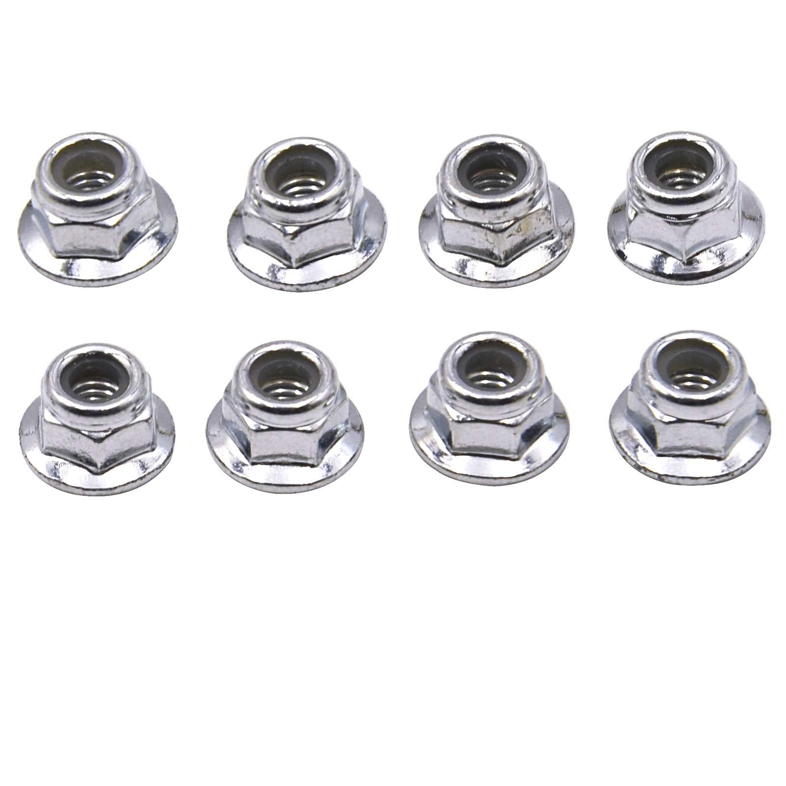 Blomiky 8 Pack 9125 Scew Lock nut 25-WJ02 Spare Part for 9125 9155 9156 RC Car RC Truck 9125 Locknut 2