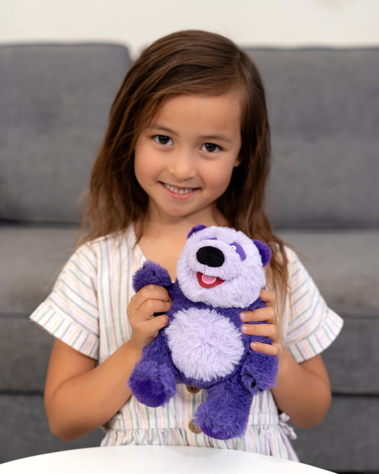 Jada Toys Donkey Hodie Plush Twin Pack - 8" Sound Toys - Purple Panda & Duck Duck - Ages 3+, Polyester, Model 34929