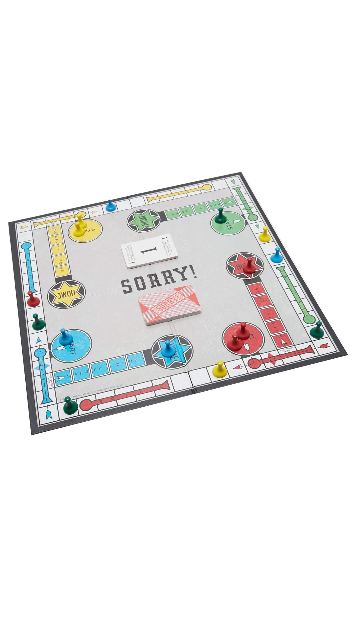 WS Game Company Sorry! Nostalgia Edition Board Game - Collectible Tin, Teal, One Size, Model WS22504, Metal Material