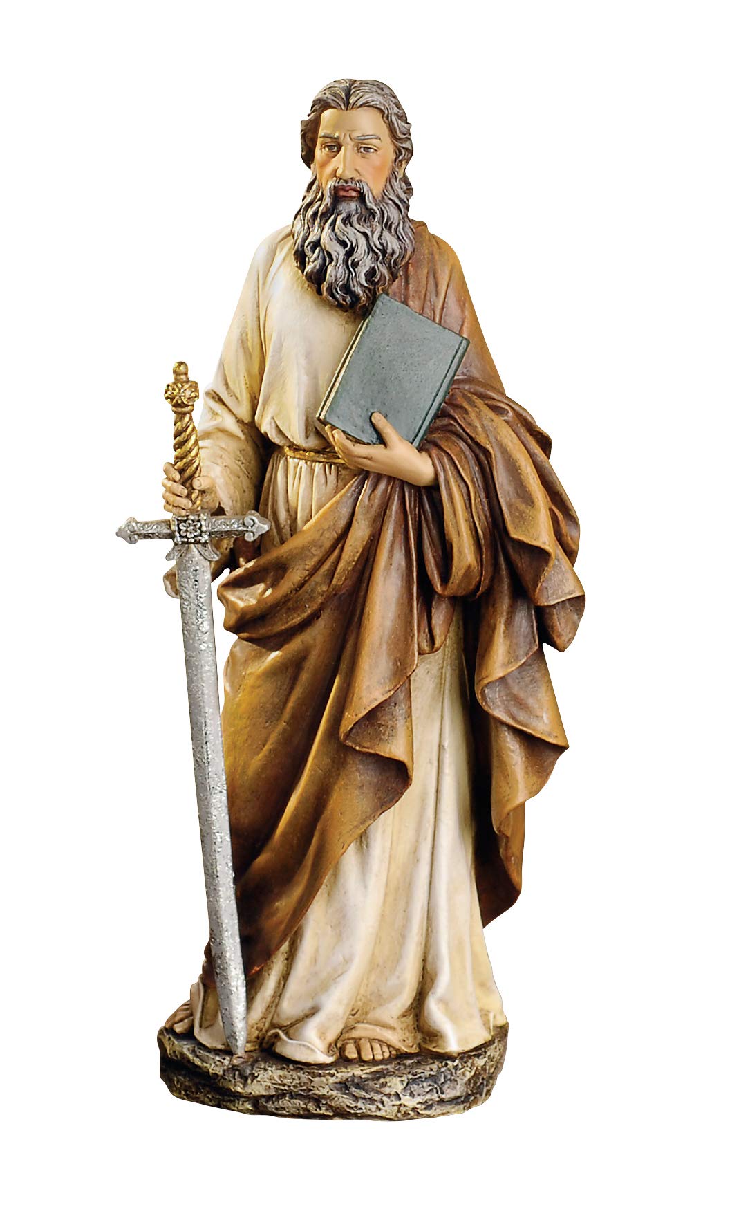Joseph's Studio by Roman - St. Paul Figure  10.5 H  for 10 Scale Renaissance Collection  Resin and Stone  Religious Gift  Decoration  Collection  Durable  Long Lasting