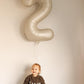 60 Balloon Number, Cream White Number 60Th Birthday Balloons 40 Inch, 60 Years Old Cream White Birthday Decorations For Men Wome