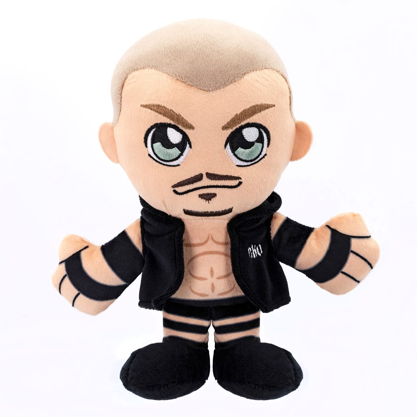 Bleacher Creatures WWE Randy Orton 8" Plush Toy - Soft Chibi, Crystal Velboa Polyester, Randy Orton Color, Model K8-WWE-ROR