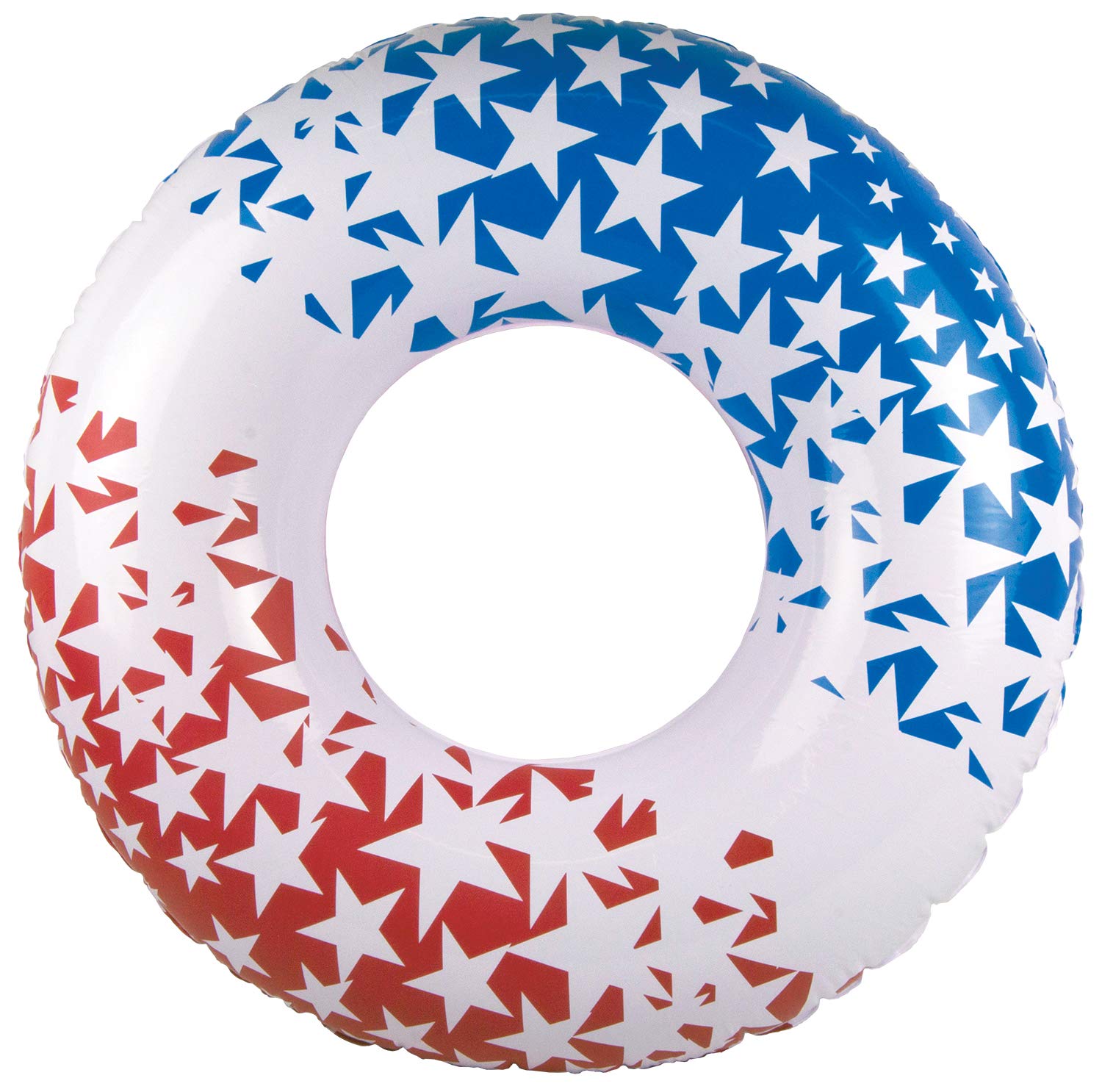 Poolmaster American Stars Inflatable Swimming Pool Inner Tube Float, 3 ...