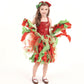 Girls Christmas Dress Red Green Tulle Dress for Special Occassion Party Christmas Wedding Dancing 4-10T