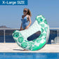 COOLCOOLDEE Pool Float with Canopy  Cup Holder - XL Pool Chair Lounge Float with Adjustable Sun Shade Cover  Drink Holder  Ergonomic Headrest Inflatable Pool Float for mature-themeds(Green)