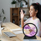 SANDCLE Moving Sand Art 3D Deep Sea Sandscape - 7" Purple Glass Decor