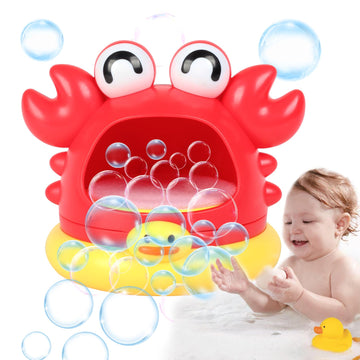 Baby Bath Toys For Toddlers, Crab Bath Toys For Toddlers For 1 2 3 4 5 Kids, Bath Bubble Maker No Battery Required Baby Kids Bat