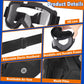 POKONBOY 2 Pack Detachable Masks, Tactical Mask with Goggles Compatible with Nerf Rival, Apollo, Zeus, Khaos, Atlas, & Artemis B