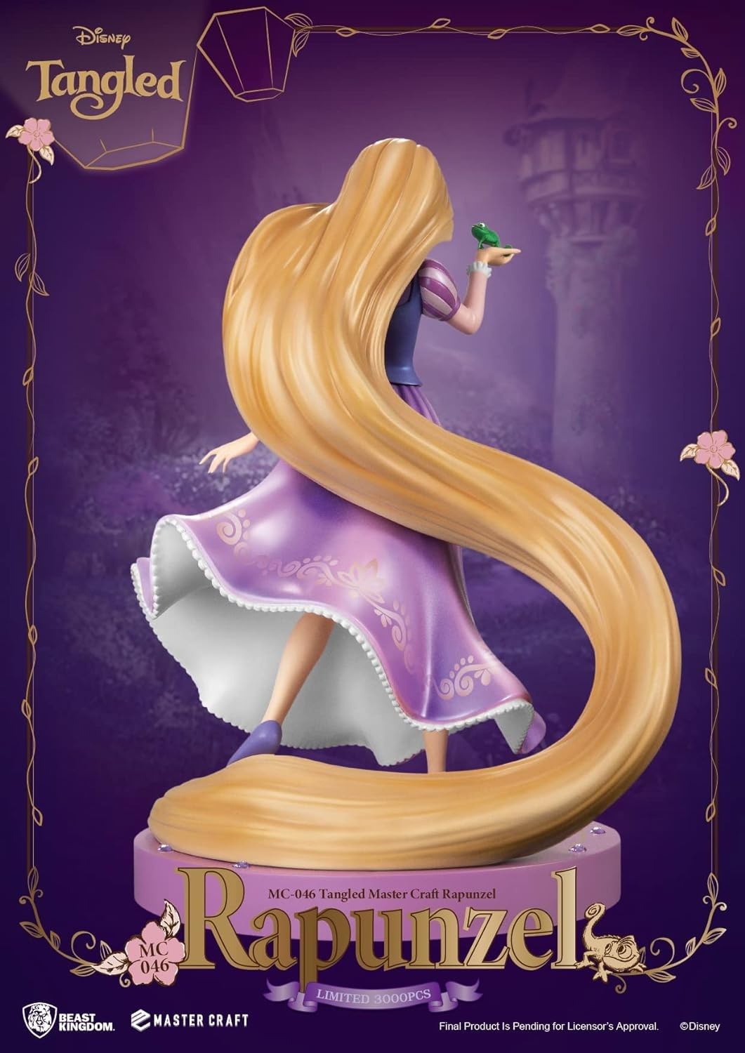 Beast Kingdom Tangled Rapunzel MC-046 Master Craft Statue, Multicolor, Resin, Standard Size