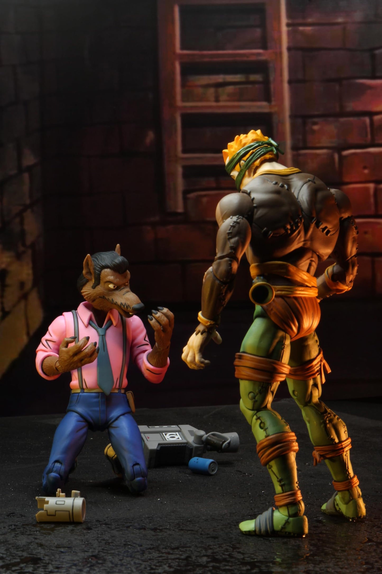 Teenage Mutant Ninja Turtles Cartoon Series 7 Inch Action Figure 2-Pack limited availability - Rat King & Vernon