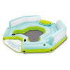 Intex Seascape Inflatable Island Float Ultimate Water Hangout Lounge With Built In Cooler Area, Cup Holder, And Oversized Backrests