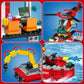 City Marine Fire Station Building Sets,740Pcs Stem Toys Building Blocks Gift For Boys 6+ (Compatible With Lego)