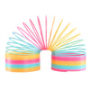 Just Play Extreme Rainbow Slinky®, Large Plastic Fidget Toy, 9-Inch Tall, 7-Inch Wide, Retro Spring Toy, Kids Toys For Ages 5 Up
