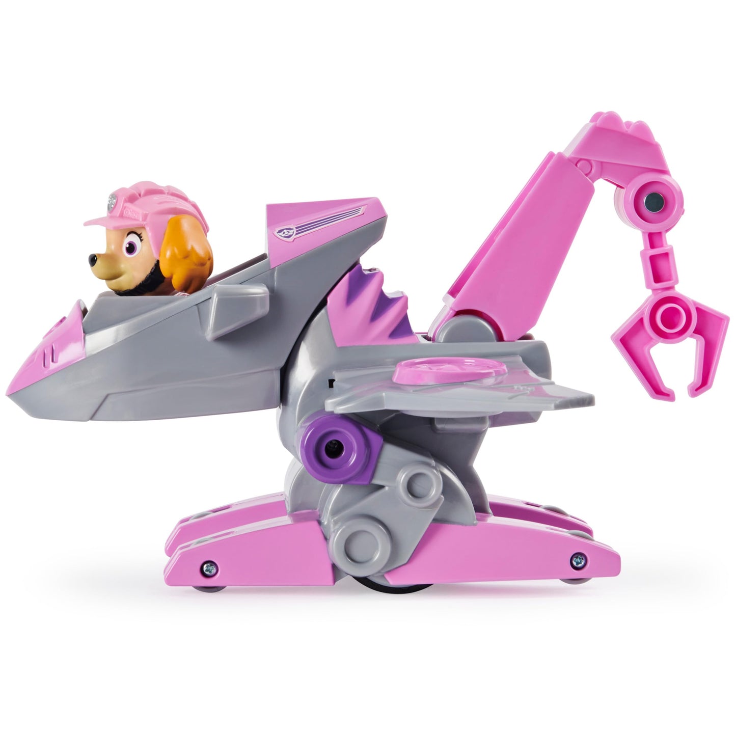 Paw Patrol Dino Rescue Skye Deluxe Rev Up Vehicle with Mystery Dinosaur Figure, Plastic, Model 6059986
