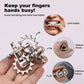 Infinity Gear Fidget Toy, Cool Sensory Solid Metal Never Ending Figette Toys, Adults Fidget Toys, Keep Fingers/Hands Busy, Relie