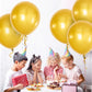 Metallic Gold Balloons 18 Inch 12 Pack Chrome Golden Large Latex Balloon Round Helium Balloon For Christmas Wedding Birthday Par