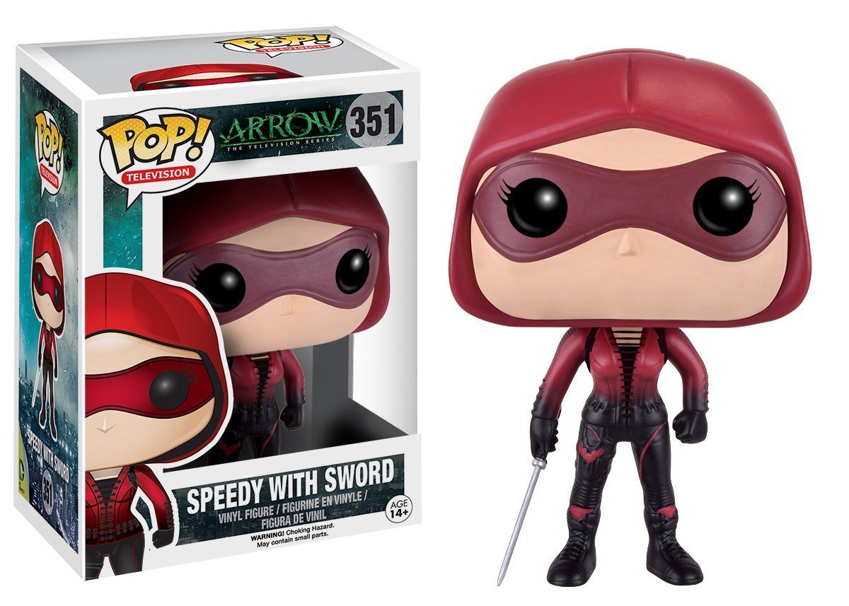 Funko POP TV: Arrow Speedy Action Figure with decorative replica blade