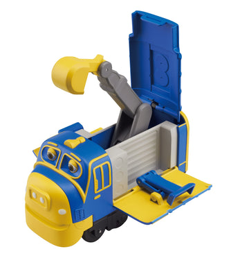 Chuggington - Pop And Transform Chuggers – Brewster - 5' Transforming Train Toy - Free-Rolling Wheels - Birthday Gift For Preschool Kids Age 3 And Up - Fun For 3 4 5 Year Old Boys And Girls