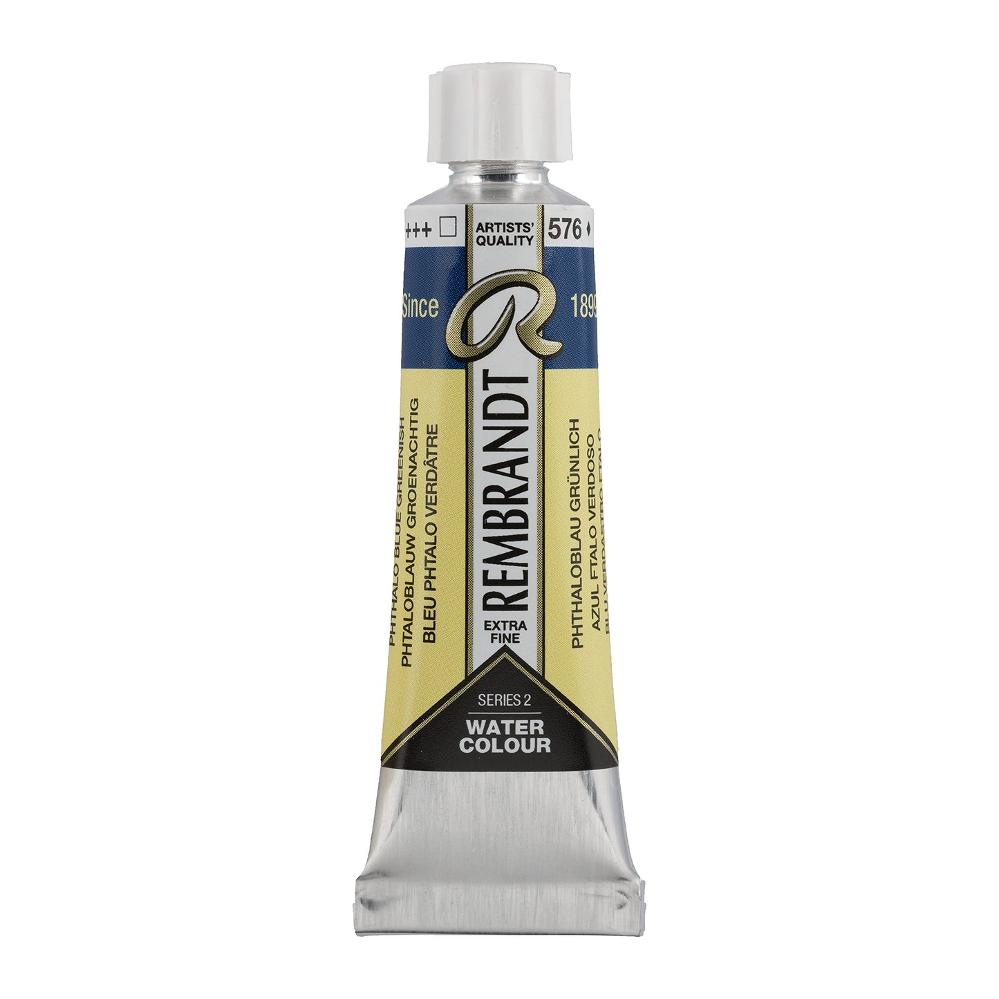 Rembrandt Watercolour Tube 10 ml Phthalo blue greenish 576 (05015760)