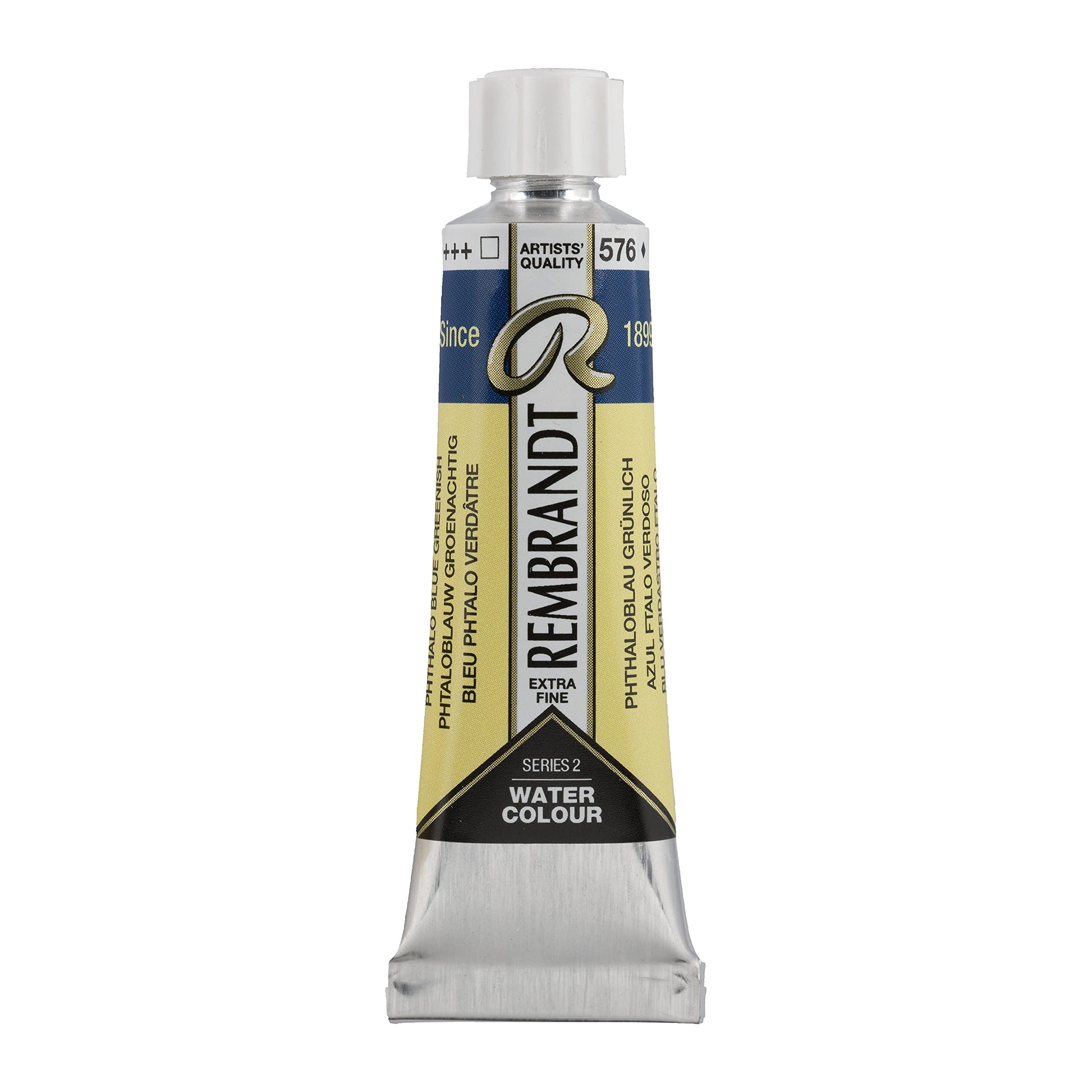 Rembrandt Watercolour Tube 10 ml Phthalo blue greenish 576 (05015760)
