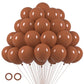 Voircoloria 105Pcs Coffee Balloons 12Inch Party Latex Balloons For Boys Girls Birthday Baby Shower Gender Reveal Wedding Sunflow