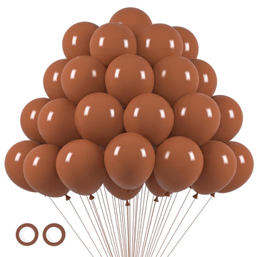 Voircoloria 105Pcs Coffee Balloons 12Inch Party Latex Balloons For Boys Girls Birthday Baby Shower Gender Reveal Wedding Sunflow