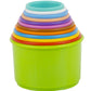 Toy Fun Plastic Build Up Beakers Stacking And Nesting Toy For Kids, Multicolour - 12 Pieces