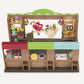 Li'L Woodzeez Store Playset - Hoppin' Farmers Market - 97Pc Toy Market Set With Play Food And Shopping Accessories - Toys For Ki