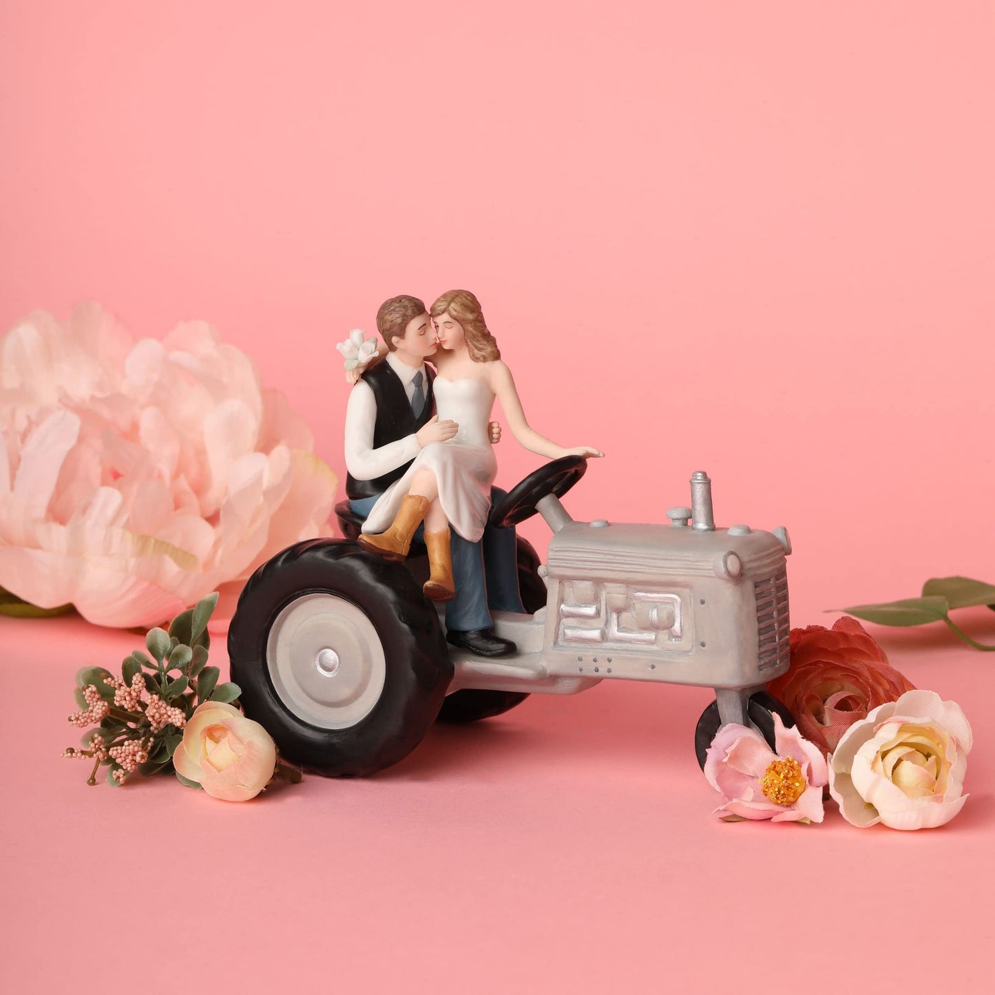 Wedding Collectibles Tractor Western Wedding Cake Topper